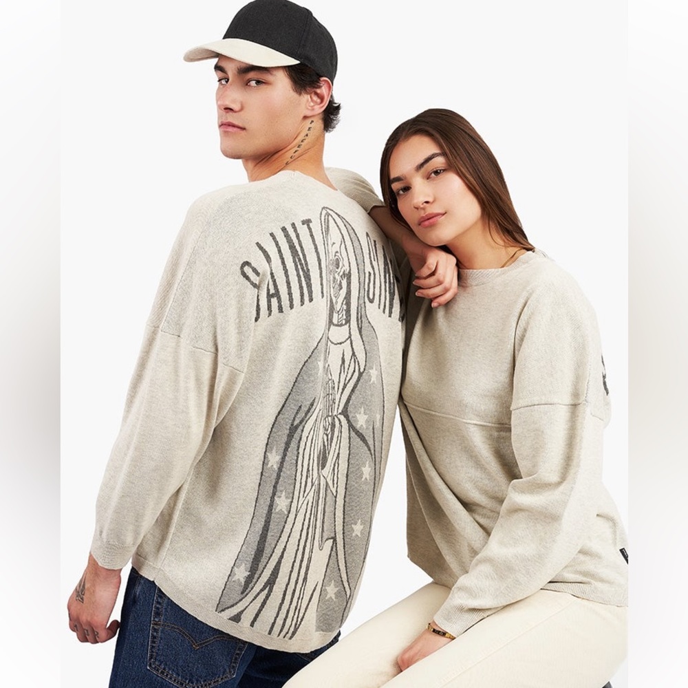 NWT SAINT & SINNER KNIT SWEATER size small